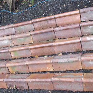 Salt Glazed Ridge Tiles