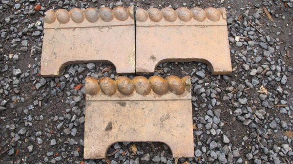 Victorian Rope Path Edging Salt Glazed Victorian Rope Edging - Olde School Architectural Antiques