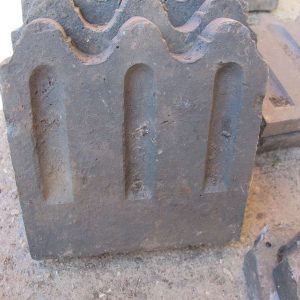 Staffordshire Blue Fluted Path Edgings Qty 14