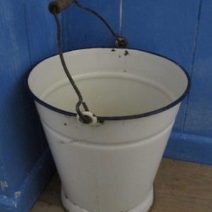 Enamelled Milking Bucket