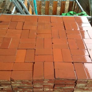 6x3x7/8" Red Quarry Tiles