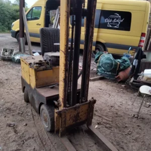 ransomes electric forklift 1950's
