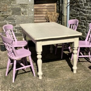 Boho farmhouse table and chairs